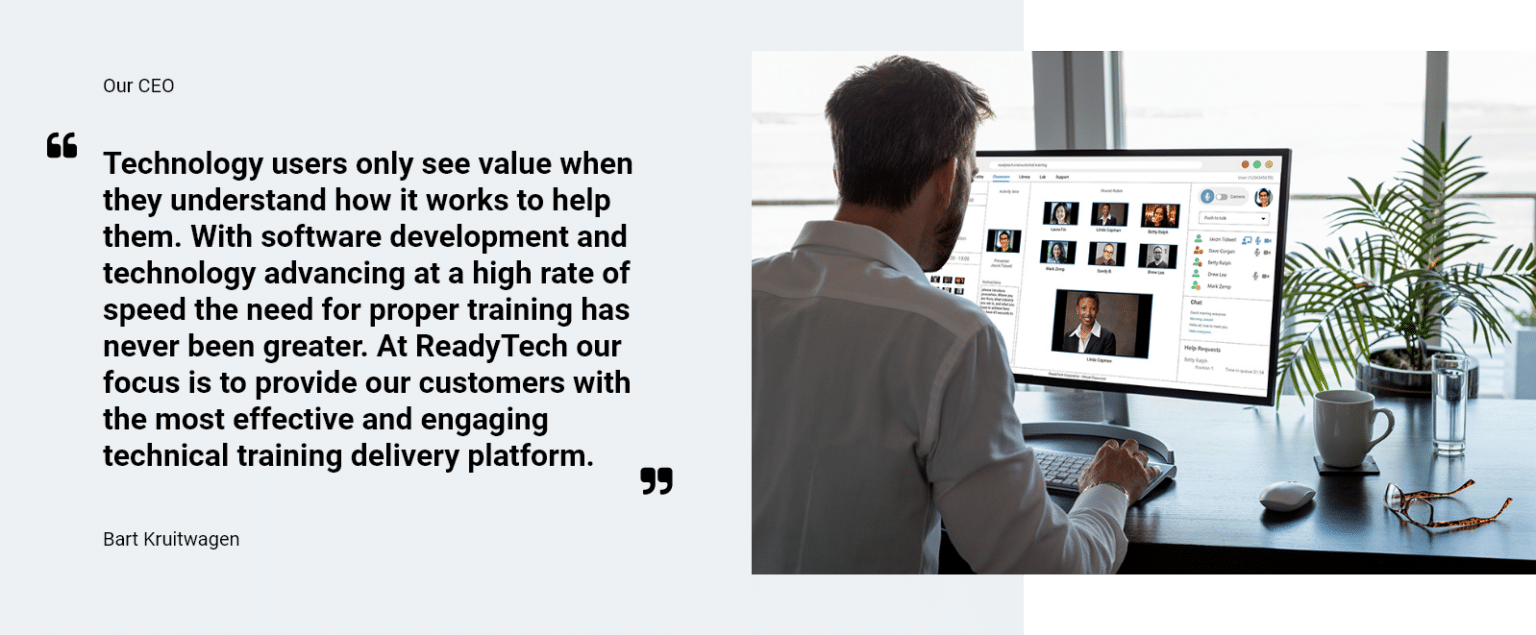 Man Infront of computer